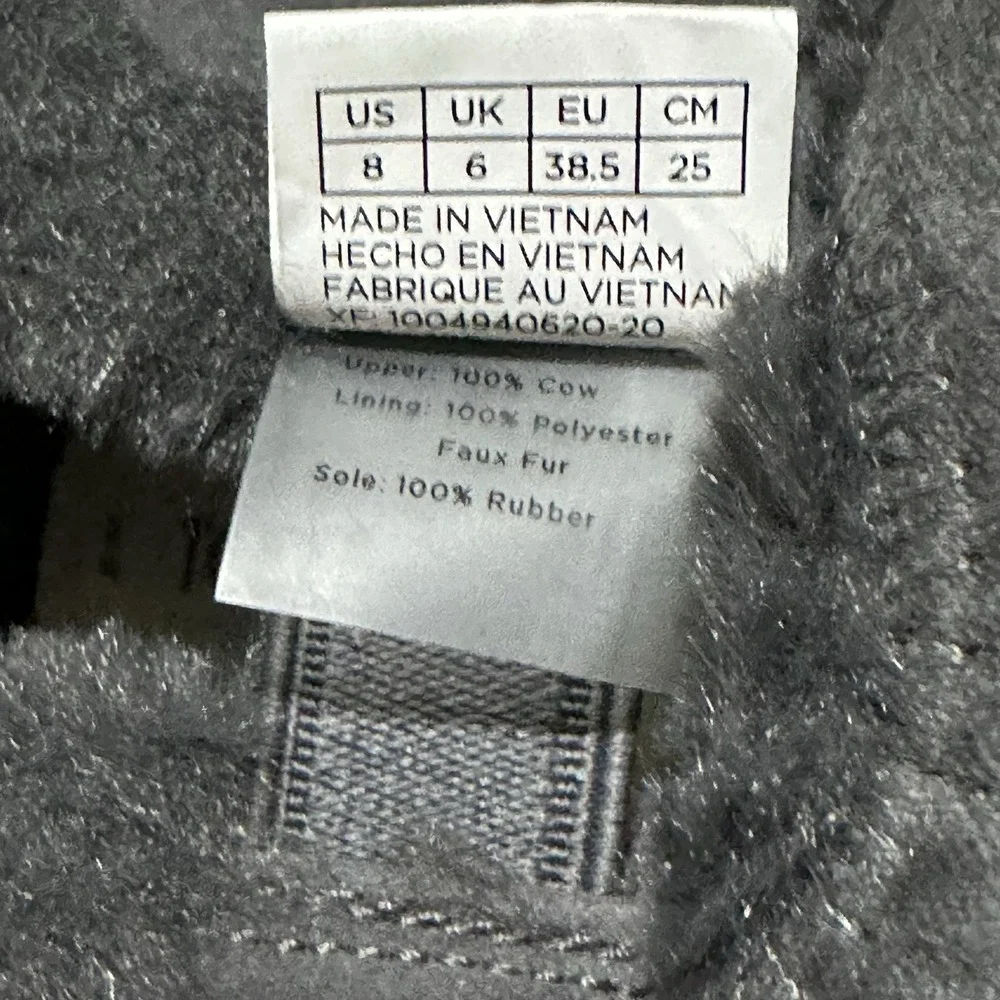 Toms Womens Sz 8 Paxton Suede High Top Slip On Comfort Shoes‎ Iron Gray Gorpcore